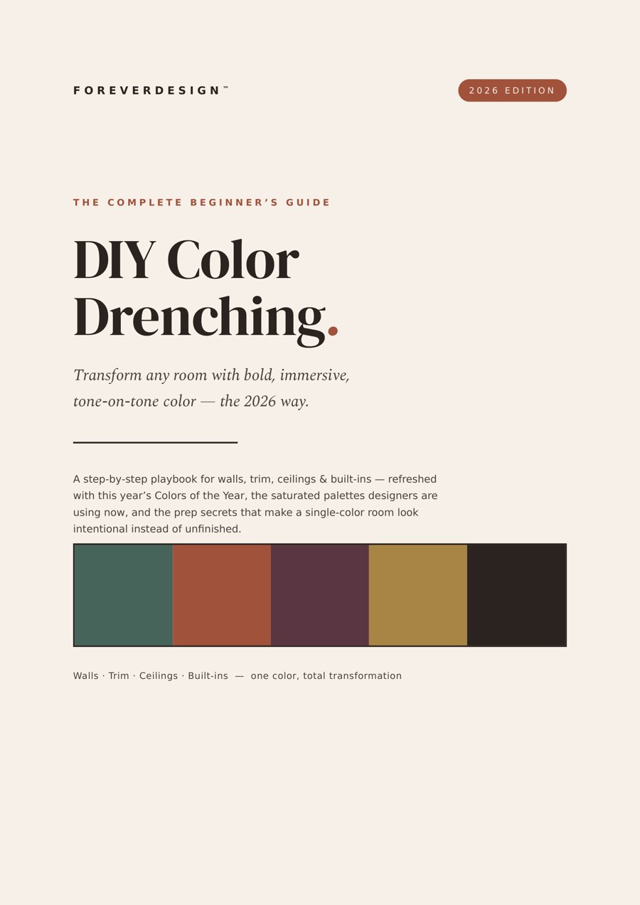 The DIY Color Drenching 2026 Edition guide cover