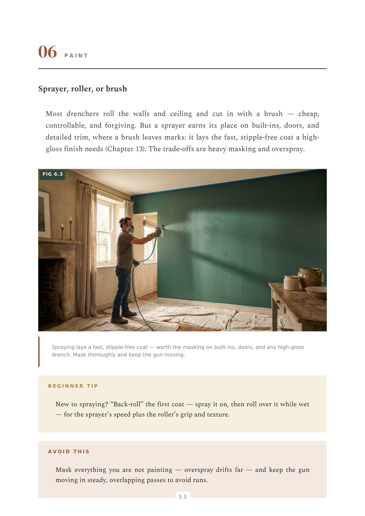A sample spread from the guide