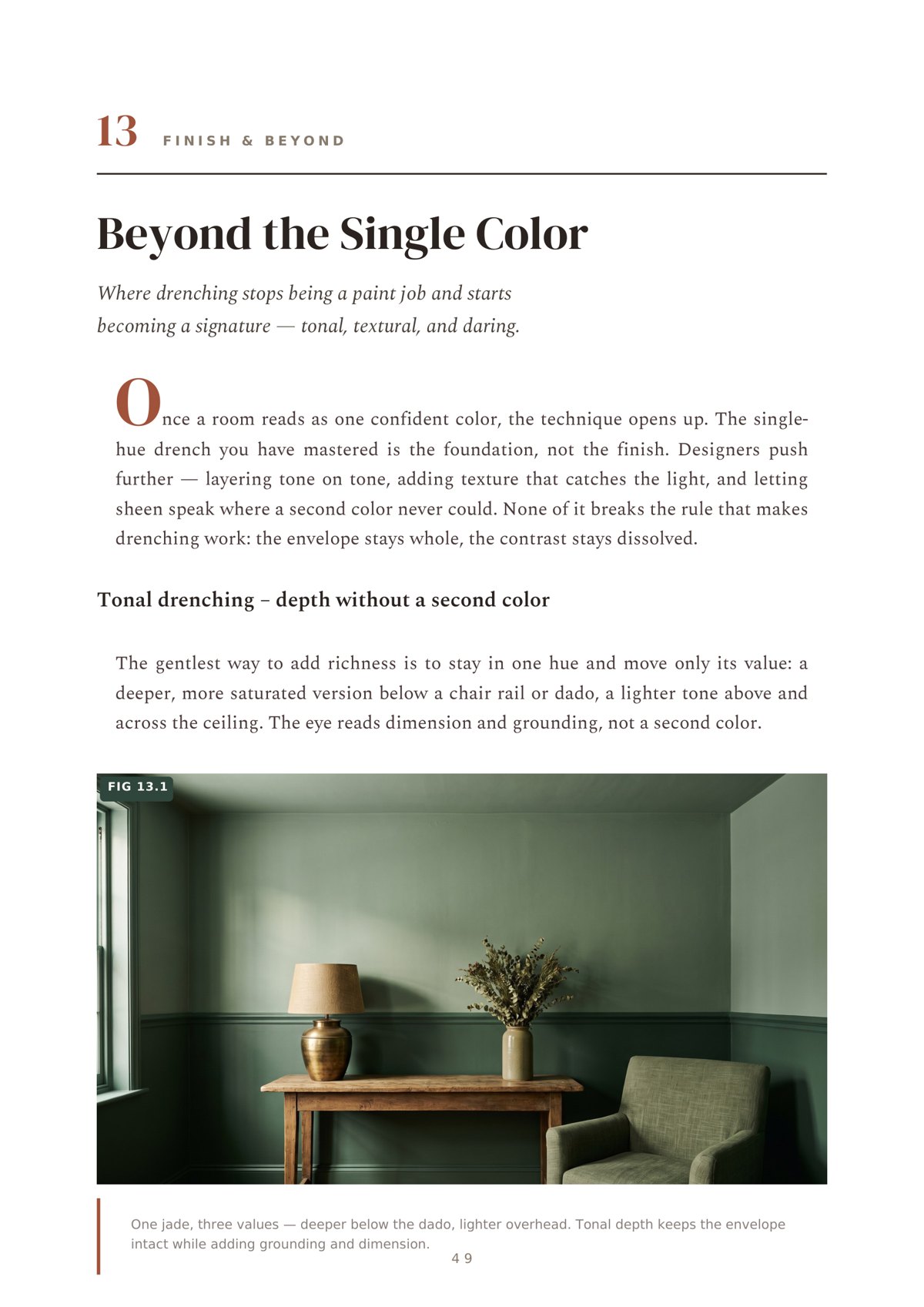 A sample spread from the guide